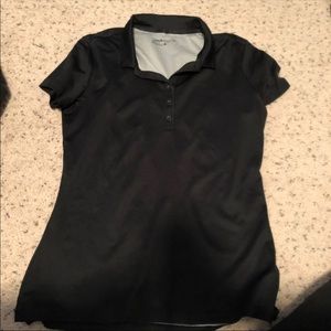 Black Nike golf shirts